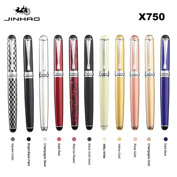 Jinhao X750 Nalivno Pero, Luksuzni Elegantno Peresa 1,0 mm Poševna/F Vrsta Fine Iraurita Nib Pisanje Šolskih pisarniškega materiala Tiskovine