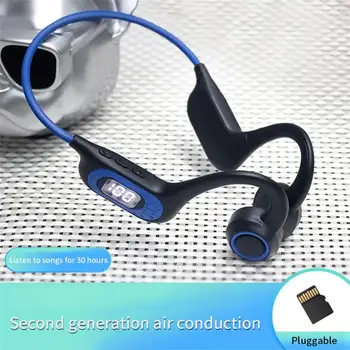 Kostno Prevodnost Slušalke Brezžične Bluetooth 5.3 izhod za Slušalke Šport na Prostem Slušalka Slušalke Z Mikrofonom Za Android Podporo SD Nova
