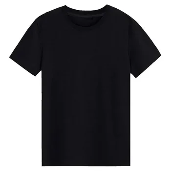 A3365 Slim T-Shirt Moški Navaden Tee Standard Prazno T Shirt Črna Bela Tees Top Nova