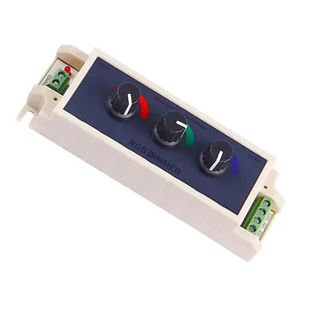 DC12V 24V Svetlobe Modulator RGB Gumb Zatemnitev, LED osvetlitev In Temen Prilagoditev Rdeča Zelena Modra En način, Tri-način Krmilnik
