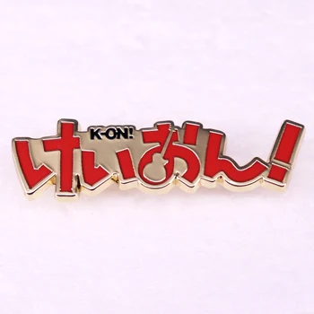 Japonska Manga Serija K-O Značko Emajl Pin Anime Kovinska Broška Značko Modni Nakit Nahrbtnik Opremo Darila
