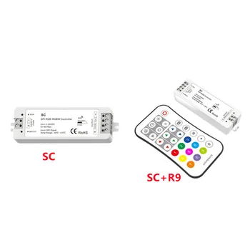 2.4 G RF SPI RGB/RGBW LED trak Krmilnik SC/SC+R9 odd. za RGB/RGBW WS2811 /WS2812B /S2813/WS2815 IC tip LED trak DC5-24V