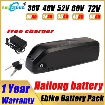 Hailong 36 48 52 60 72 V Akumulatorska Električna Kolo, motorno kolo, Scooter 20/23/24/25/30/35/40/50/60ah Litij-ionska Baterija 18650