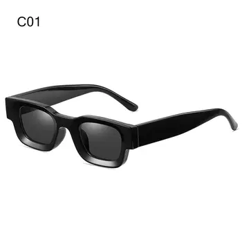 Moški sončna Očala Kvadratni Okvir Polarizirana sončna Očala za Ribolov, Kolesarjenje Očala UV400 Moda Punk Retro sončna Očala Odtenki