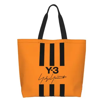 Srčkan 3Y Yohji Yamamoto Nakupovanje Tote Vrečke za Večkratno uporabo Platno Trgovina Varovanec Torba