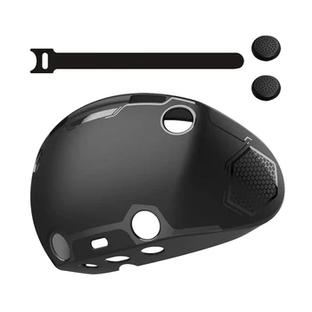 Mehko VR Silikonska Zaščitna torbica Za Kritje PS VR2 Pribor Čelada Zaščitna Objektiv Kože Za PS VR 2 Očala
