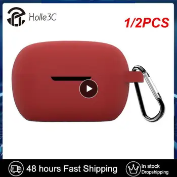 1/2PCS Silikonska Zaščitna torbica za Tune 115TWS Slušalke Brezžične bluetooth-združljive Slušalke Polnjenje Box Čepkov Kože