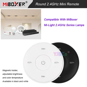 MiBoxer Barvna Temperatura Krog Mini 2.4 G Plošča Daljinski upravljalnik prilagodite LED Trak Dimmer SCT stikalo za zatemnitev Žarnice Krmilnik