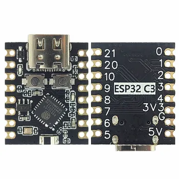 ESP32 C3 Razvoj Odbor Mini Wifi, BT Modul RISC-V 32-Bit Single-Core Procesor Tip-C ESP32-C3 16Pin