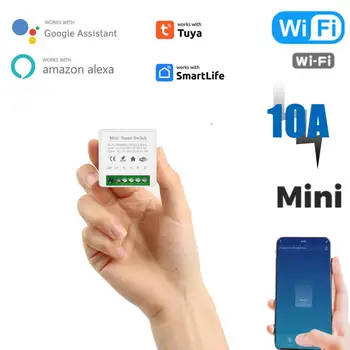 Tuya 10A Mini Wifi Smart Stikalo Luči Podpira 2 Način Timing Nadzor, Avtomatizacija Modul APP Nadzor Prek Alexa googlova Domača stran