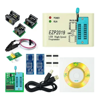 Tovarniško Ceno! Najnovejša Različica EZP2019 High-speed USB SPI Programer Support24 25 93 EEPROM 25 Flash) BIOS Čip 5 Vtičnico