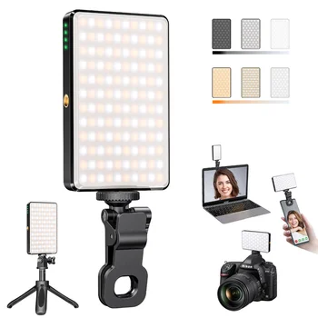 120 LED Selfie Svetlobe Tablični Telefon Fill Light 3000mAh Polnilna Mini Video Lučka za Tiktok Vlog Video Konference Selfie