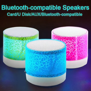 A9 Mini Bluetooth Zvočniki za Prenosni Brezžični Glasen Zvočnik TF Kartice USB Polnilna LED Glasbeni Zvok Subwoofer Zvočniki