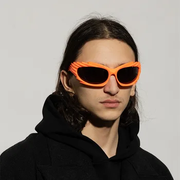 Nova Moda Y2k sončna Očala Ženske Design Ogledalo sončna Očala Sport Letnik Unisex Moških Voznik Odtenki Oculos UV400