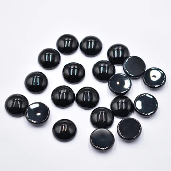 Debelo 20pcs/veliko moda dobre kakovosti naravnih črni kamen cab chrysoprase 14 mm 16mmbeads za nakit, izdelava brezplačna dostava
