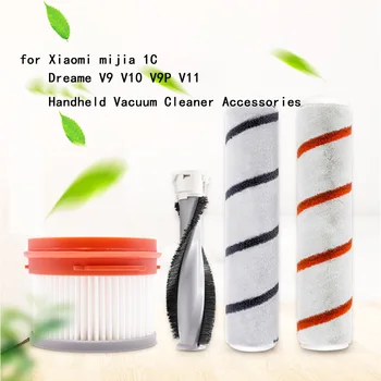 Pršice Odstranitev Krtačo Za Xiaomi Mijia 1C Dreame V9 V10 V9P V11 Ročni sesalnik Accessorie Roller Talna krtača krtača filter