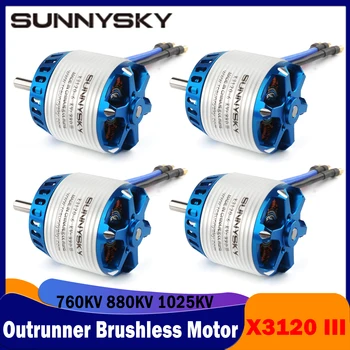SUNNYSKY X3120-III 3120 Outrunner Brushless Motor 760KV 880KV 1025KV Zunanji Rotor Dolge Gredi za RC Fiksno krilo Letalo Drone