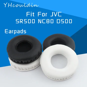 YHcouldin Earpads Za JVC SR500 NC80 D500 HA-SR500 HA-NC80 HA-D500 Slušalke Accessaries Zamenjava Nagubana Usnje