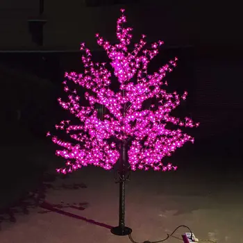 LED Božično Drevo 1,5 M 1,8 M 2,0 M 2,5 mLED Sakura Drevo Svetlobe Krajine Zunanja Razsvetljava Božična Poroka Dekoracija