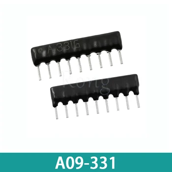 10pcs A09-331JP 330R 330 Euro 9-pin, 1/8W natančnost ±5%-line strip odpornost 9p trakovi odpornost DIP-9
