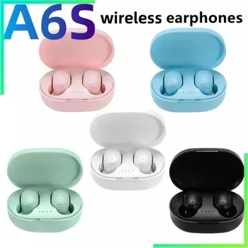 A6S TWS Slušalke Brezžične Bluetooth Slušalke Touch Kontrole Čepkov z Mikrofonom Slušalke Šport Vodotesne Slušalke