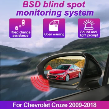 Avto BSD BSM BSA Slepi Področju Spot Opozorilo Vozite Vzvratno Ogledalo Radarji, Mikrovalovni Sistem za Odkrivanje Za Chevrolet Cruze 2009-2018
