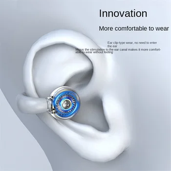 Brezžične Slušalke za Uho Posnetek LED Digitalni Zaslon Bluetooth Slušalk Deluje na Pametnih telefonov, Glasbe, Slušalke Belo Siva