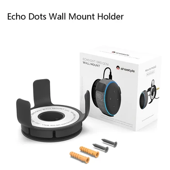 Echo Pike Wall Mount Držalo za Kabel Upravljanje Nosilec Za Alexa Echo Dot3rd Gen 3. Generacije Stand Obešalnik Notranji Zvok Polje