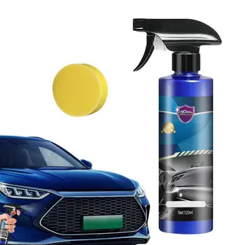 Car Interior Cleaner 120ml Keramični Premaz Nano Popravila Čistilo Zelo Hidrofobne Vosek Quick Detailer Z Goba Za Auto