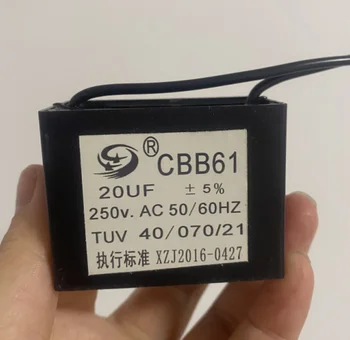 1 KOS CBB61 Začenši kondenzator 250V 20UF