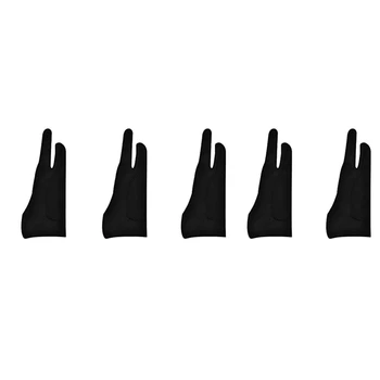 10 Pack Umetnik Rokavice Za Tablični Digitalno Risanje Rokavice Dva Prsta Zgostitev Palm Zavrnitev Rokavice Za Grafične Tipke (I)