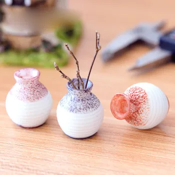 Smole Miniaturni Mala Usta Vaza DIY Plovila, dodatno Opremo Doma, Vrta Dekoracijo